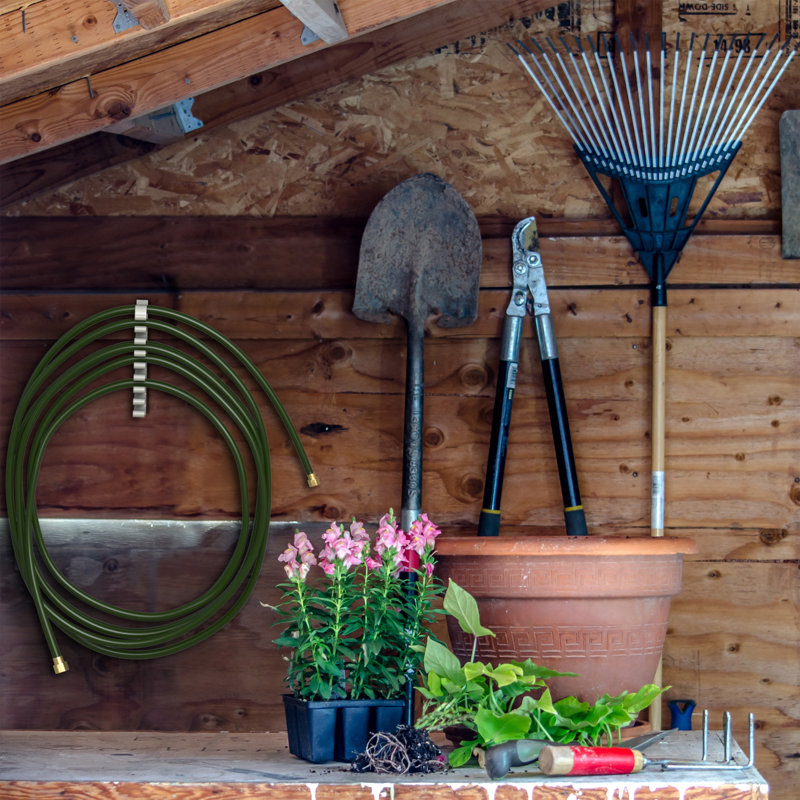 Stalwart Plastic Wall Mounted Hose Holder & Reviews Wayfair